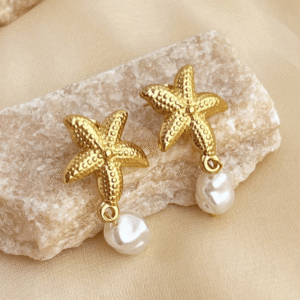French Vintage Pearl Earrings
